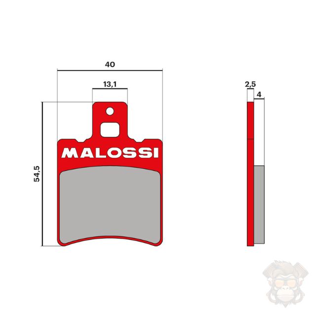 Malossi MHR Brake Pads Piaggio