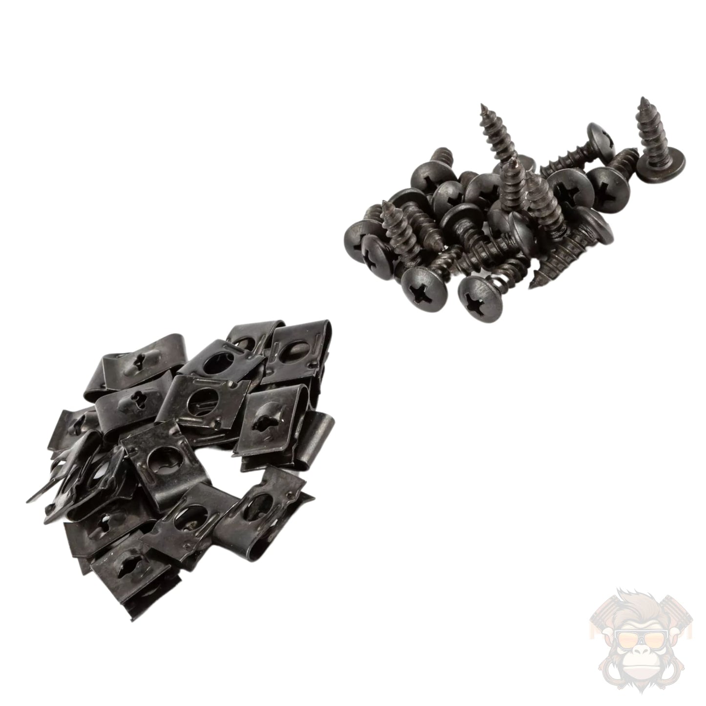 M5x15mm Fairing Clips (x20) + Screws (x20)