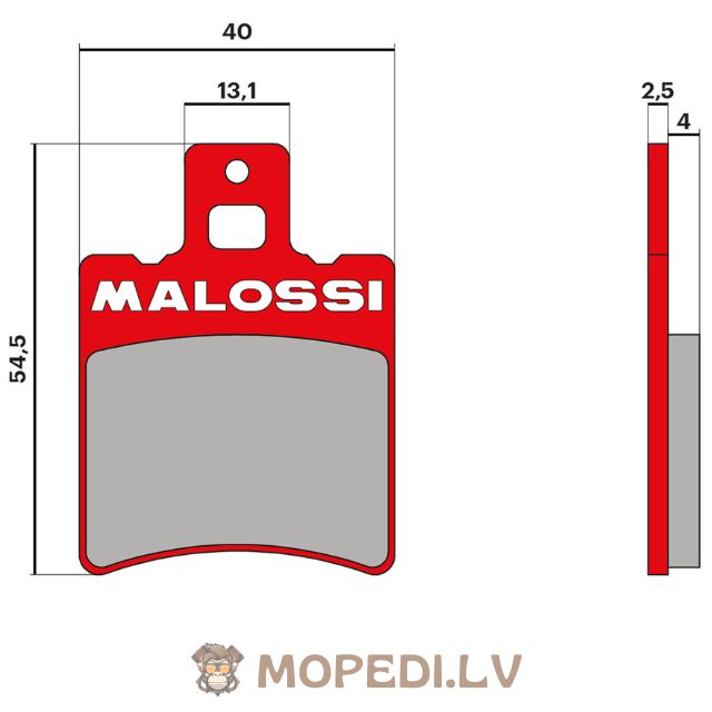 Brake Pads Malossi MHR Yamaha Aerox / Neos