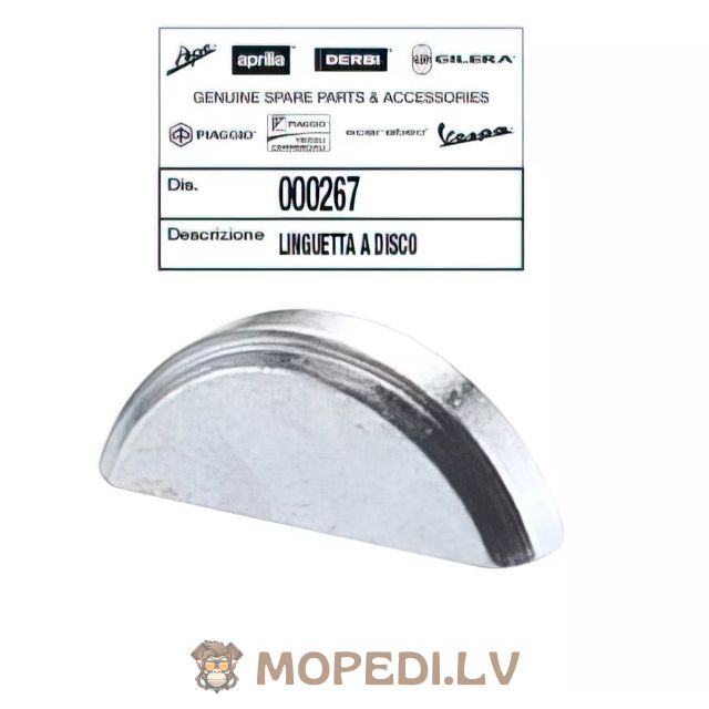 Užvedimo raktelis Woodruff Piaggio NRG / Typhoon