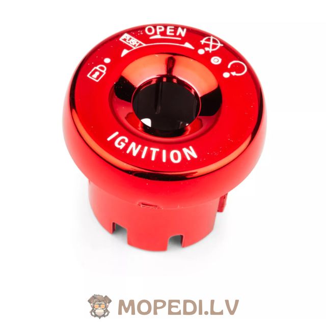 Ignition Switch Cap STR8 Yamaha / MBK Nitro red