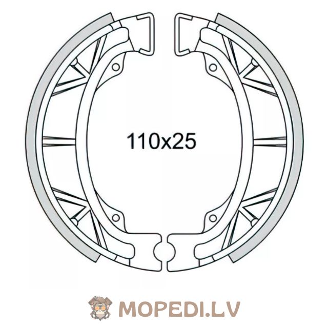 Brake Shoes MotoForce Peugeot Speedfight