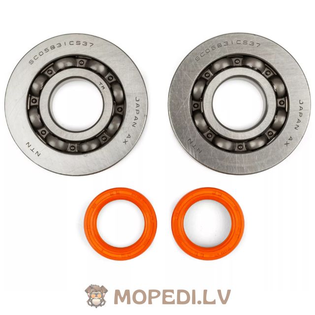 Crankshaft Bearing Set Stage6 R/T steel cage Gilera Runner 125 -180 2-stroke