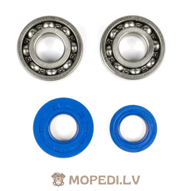 Crankshaft Bearings Polini + Oil Seals Yamaha Aerox / BW's