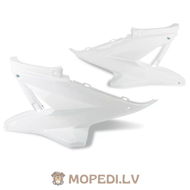 Engine Side Panels left + right side Yamaha Aerox / MBK Nitro before 2013 white