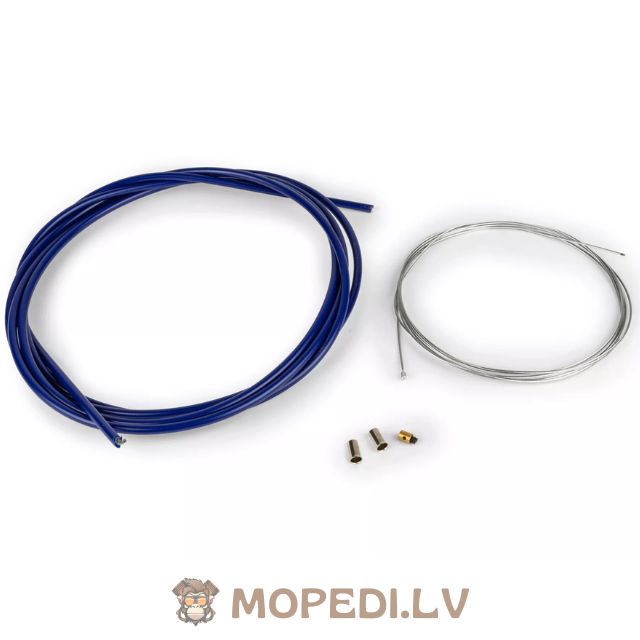 Throttle Cable Kit universal 1.2mmx2m Motoforce Racing blue