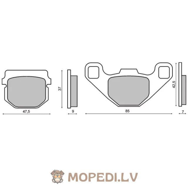 Brake Pads CPI / Hyosung / Keeway / Peugeot