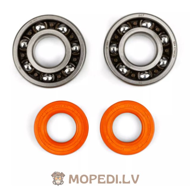 Crankshaft Bearing Set Stage6 R/T C3 polymer cage Derbi