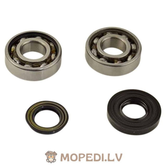 CGN C3 Steel Crankshaft Bearings + Oil Seals Minarelli Horizontal / Vertical