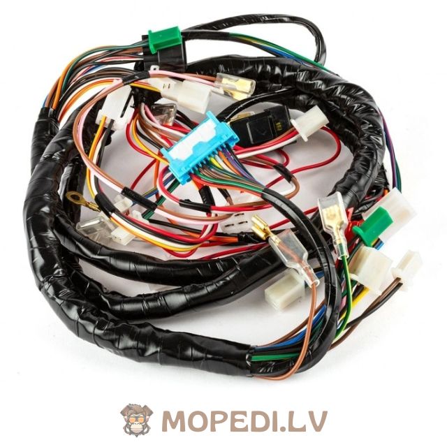 TNT laidų komplektas Yamaha Aerox / MBK Nitro nuo 2004 iki 2012 m. (12 kontaktų)