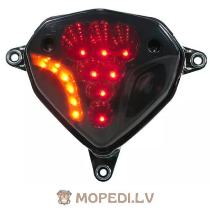 Galiniai LED žibintai + posūkio žibintai Yamaha Aerox po 2013 m. tonuoti