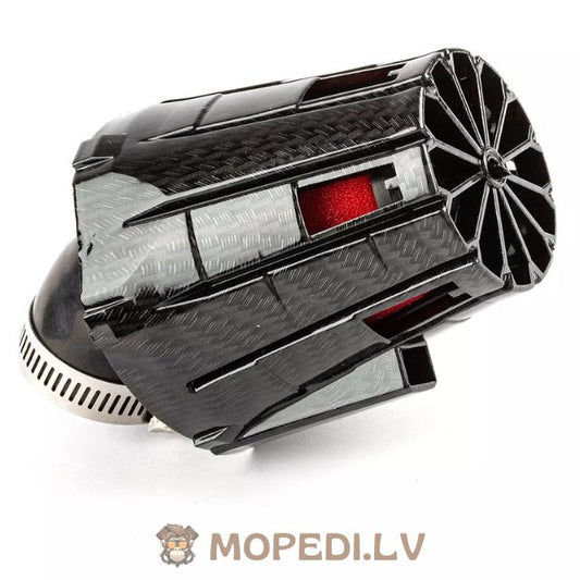 STR8 Air Filter E5 angled 45 d.35mm carbon / red