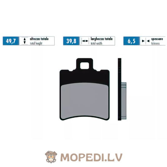 Originalios „Polini“ priekinių stabdžių kaladėlės „Yamaha Aerox“ / „BW“