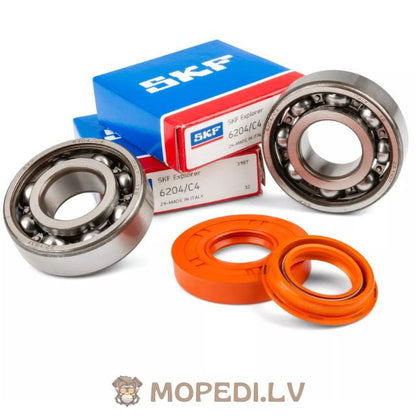 Stage6 R/T C4 alkūninio veleno guolių komplektas su plieniniu narvu Minarelli horizontaliai / vertikaliai