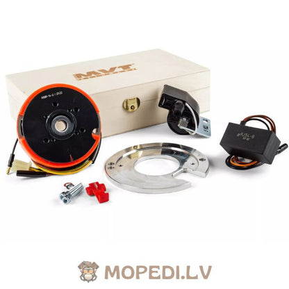 Vidinio rotoriaus uždegimo MVT skaitmeninis tiesioginis uždegimas su šviesa Minarelli po 2003 m. (12 kontaktų)