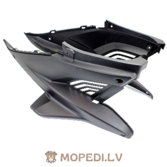 TNT šoninės panelės kairė ir dešinė „Yamaha Aerox“ iki 2013 m. juodos