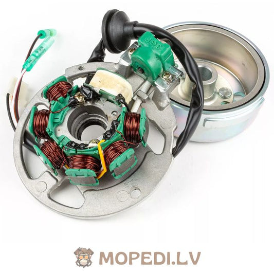 Uždegimo rotorius + statorius, originalios kokybės, Minarelli horizontalus, iki 2004 m.