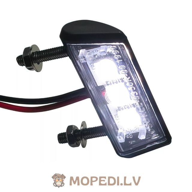 KOSO LED numerio ženklo apšvietimas, homologuotas, universalus, 17,5x42 mm