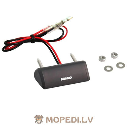 KOSO LED numerio ženklo apšvietimas, homologuotas, universalus, 17,5x42 mm