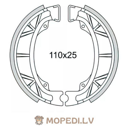 Brake Shoes MotoForce Peugeot Speedfight