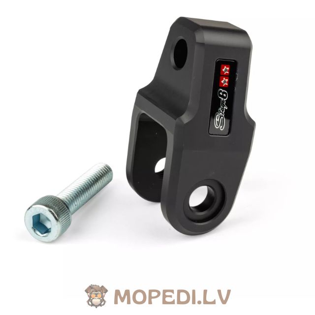 Shock Riser Stage6 CNC +40mm Minarelli / CPI / Peugeot / Kymco / GY6 black