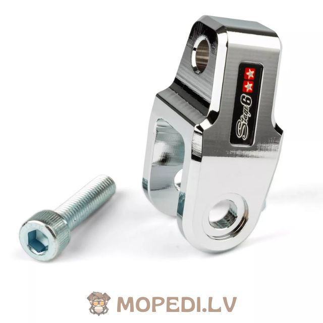 Shock Riser Stage6 +40mm Minarelli / CPI / Peugeot / Kymco / GY6 chrome