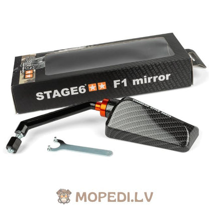 Mirror F1 Stage6 left side glossy carbon