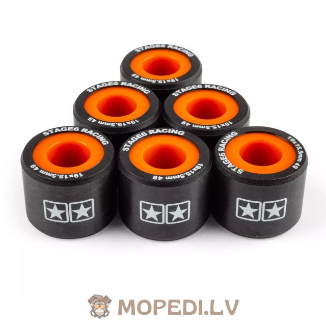 Variator Roller Weights (x6) Stage6 19x15.5mm