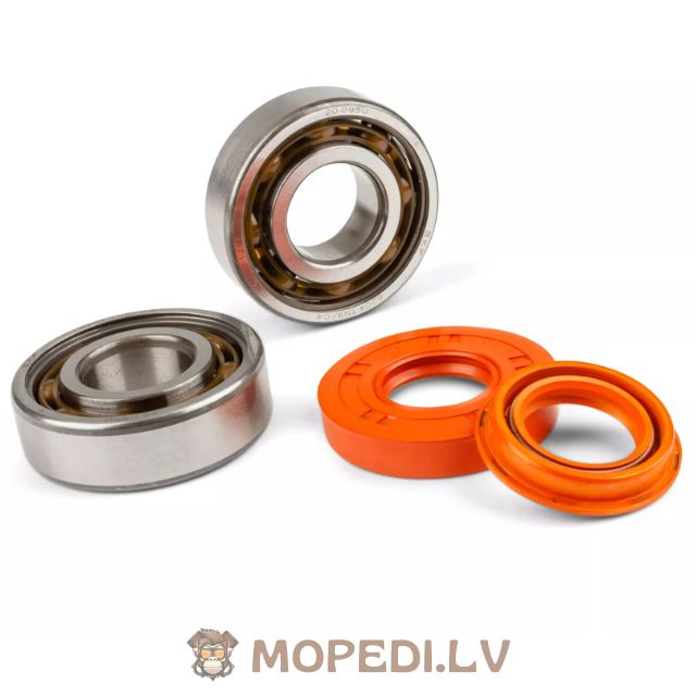 Crankshaft Bearing Set Stage6 R/T C4 polymer cage Minarelli Horizontal / Vertical