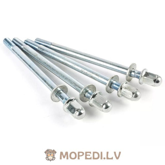 Cylinder Stud Bolts x4 M7x112mm AM6 / Peugeot 103