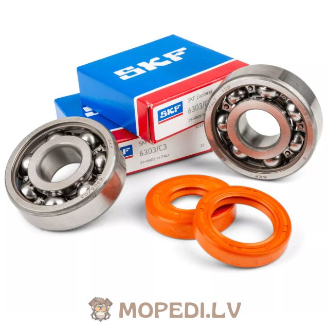 Crankshaft Bearing Set Stage6 R/T C3 steel cage AM6