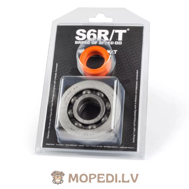 Crankshaft Bearing Set Stage6 R/T steel cage Gilera Runner 125 -180 2-stroke