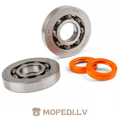 Crankshaft Bearing Set Stage6 R/T steel cage Gilera Runner 125 -180 2-stroke