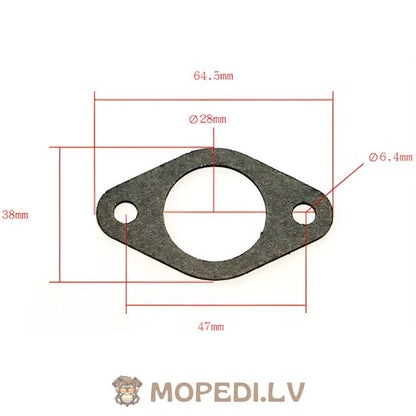 Išmetimo tarpiklis 28mm Piaggio / Morini