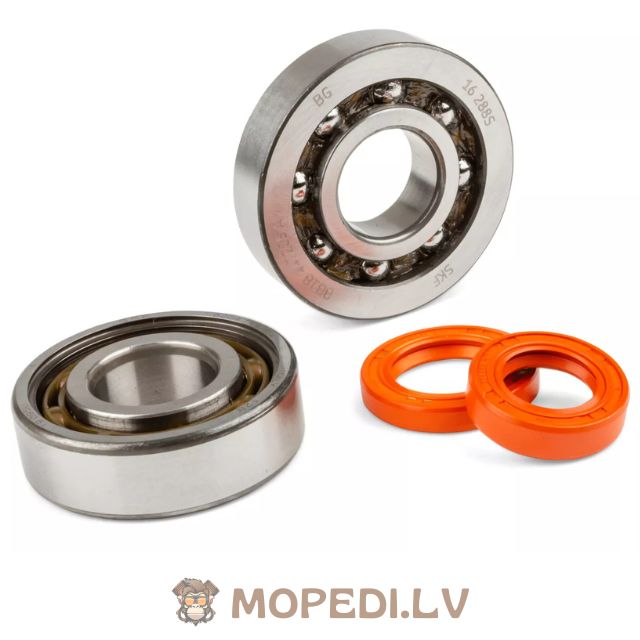 Crankshaft Bearing Set Stage6 R/T C4 polymer cage Peugeot vertical