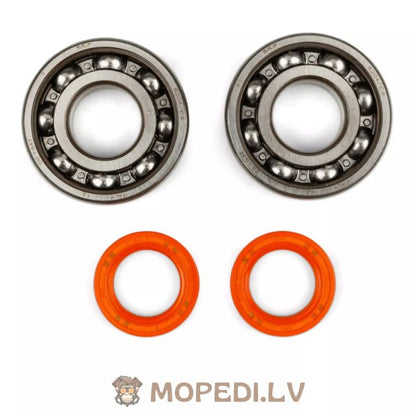 Crankshaft Bearing Set Stage6 R/T C4 steel cage Peugeot horizontal