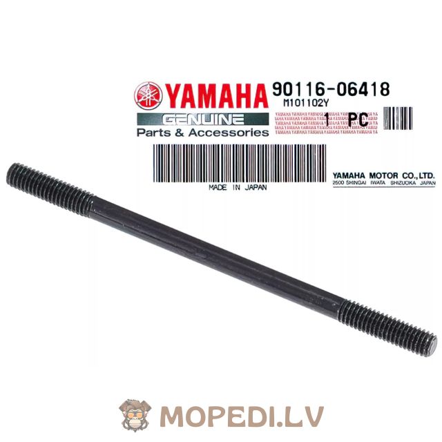 Cylinder Stud Bolt Yamaha M6x1x106 Yamaha BW's / Slider