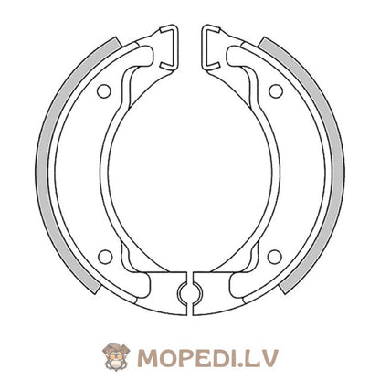 Brake Shoes 110x25mm Stage6 Sport Minarelli