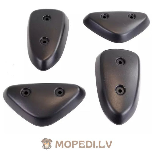Bumper Pads (x4) black matte MBK Stunt / Yamaha Slider