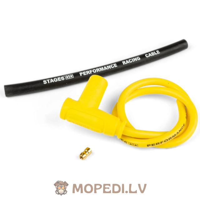 Spark Plug Cable with cap Stage6 Yellow