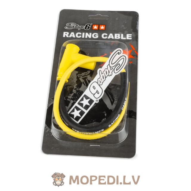 Spark Plug Cable with cap Stage6 Yellow
