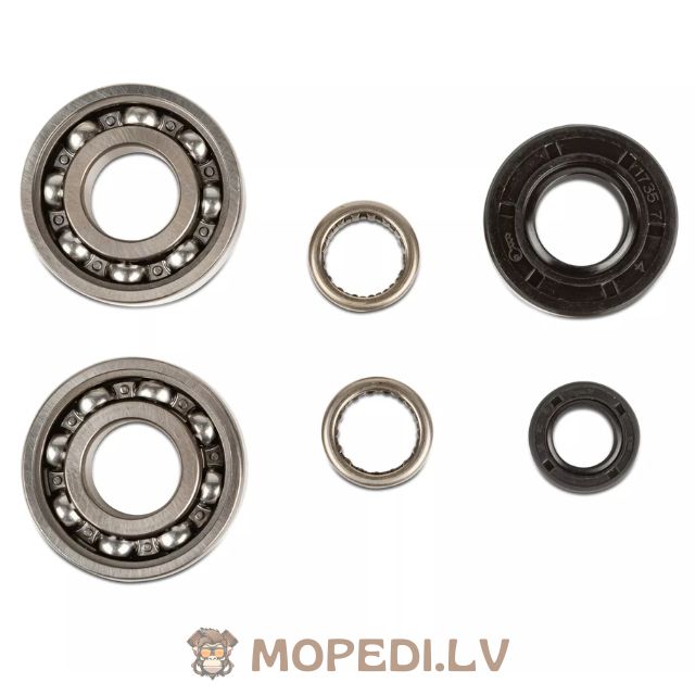 Bearings + Oil Seals gearbox Stage6 HQ Derbi