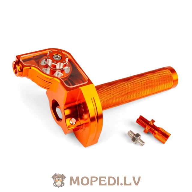 Quick Action Throttle MotoForce Racing CNC Aluminium orange