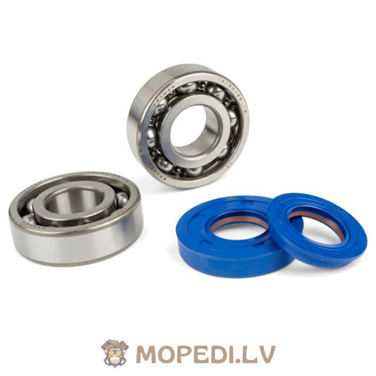 Crankshaft Bearings Polini + Oil Seals Yamaha Aerox / BW's