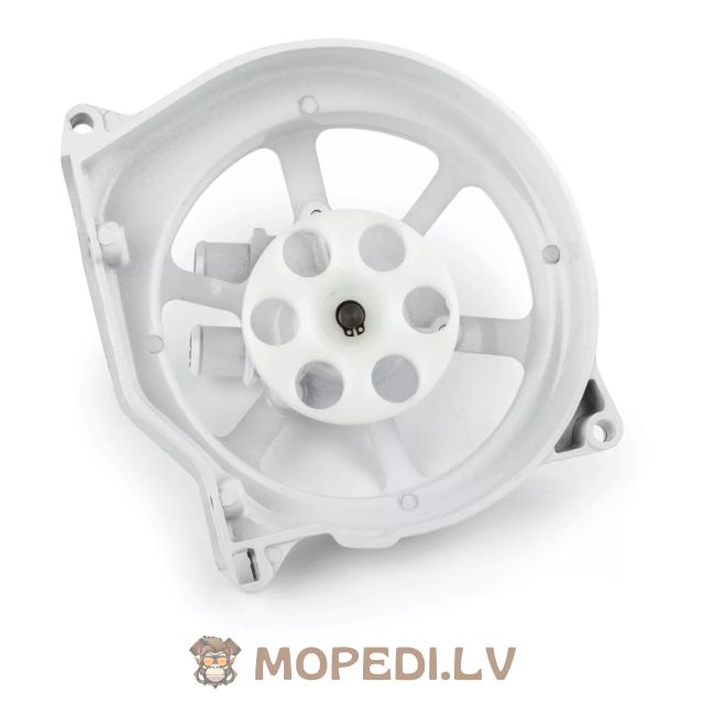 Water Pump Cover STR8 Extreme Cut Minarelli LC white