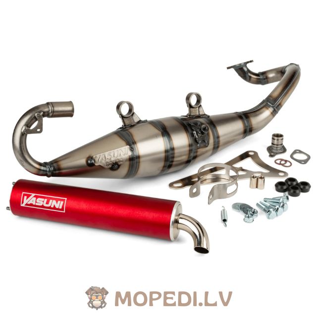 Exhaust Yasuni R Red fortuna Minarelli horizontal