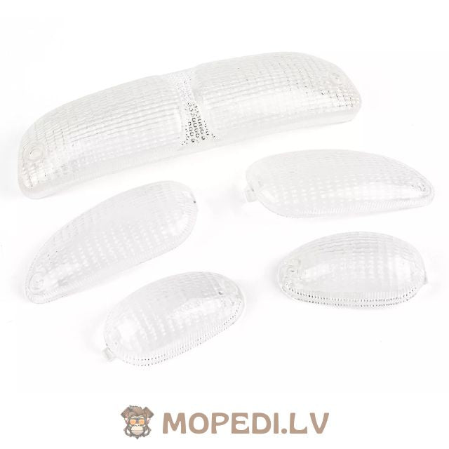 Indicator / Tail Light Lens Set STR8 white Piaggio Typhoon / NRG