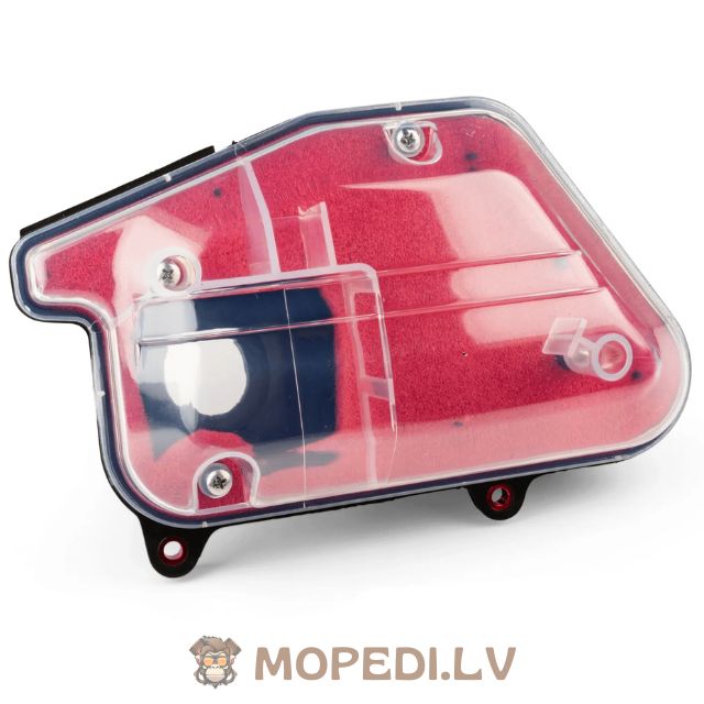 Air Filter Box transparent / red Yamaha BW's / Slider before 2004