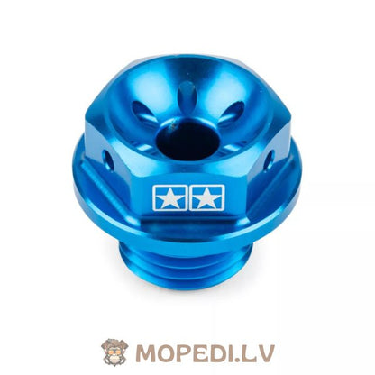 Oil Filler Cap Stage6 Minarelli blue