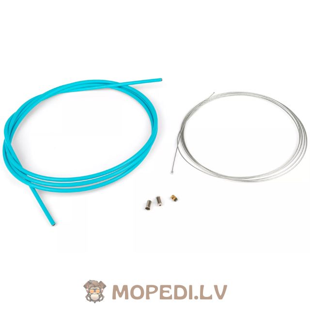 Throttle Cable Kit universal 1.2mmx2m Motoforce Racing light blue